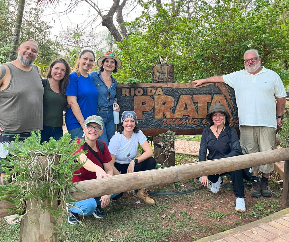 Biólogos visitam o Recanto Ecológico Rio da Prata e conhecem projetos de sustentabilidade