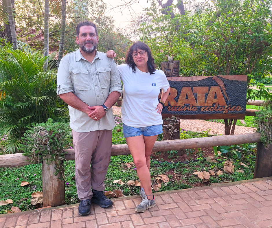 João Rosa e Paulina Chamorro visitam o Recanto Ecológico Rio da Prata