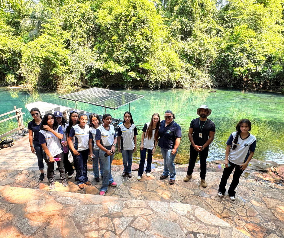 Alunos do Projeto “Viajando com a Leitura” visitam o Recanto Ecológico Rio da Prata