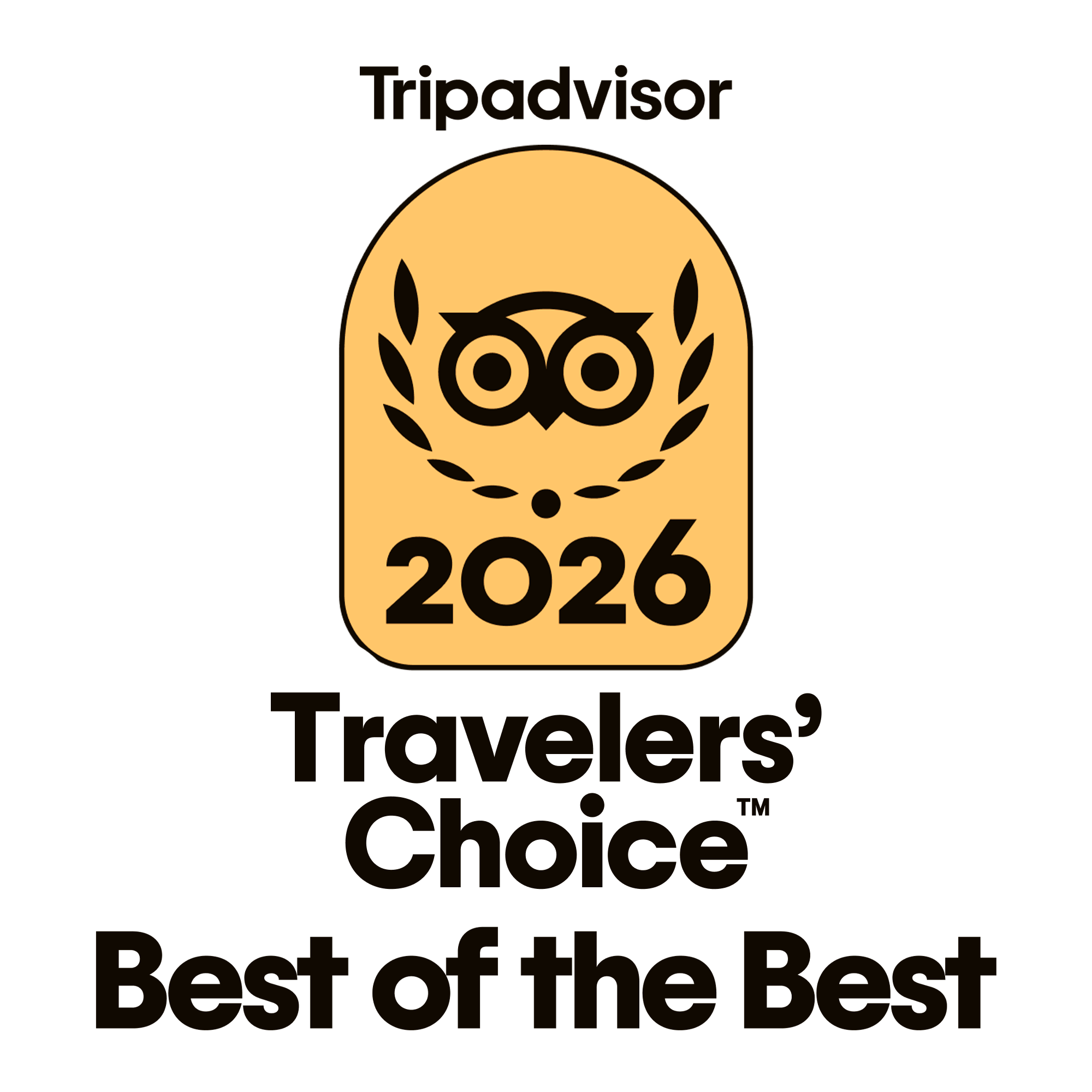 Prêmio TripAdvisor Travelers Choice – Best of the Best
